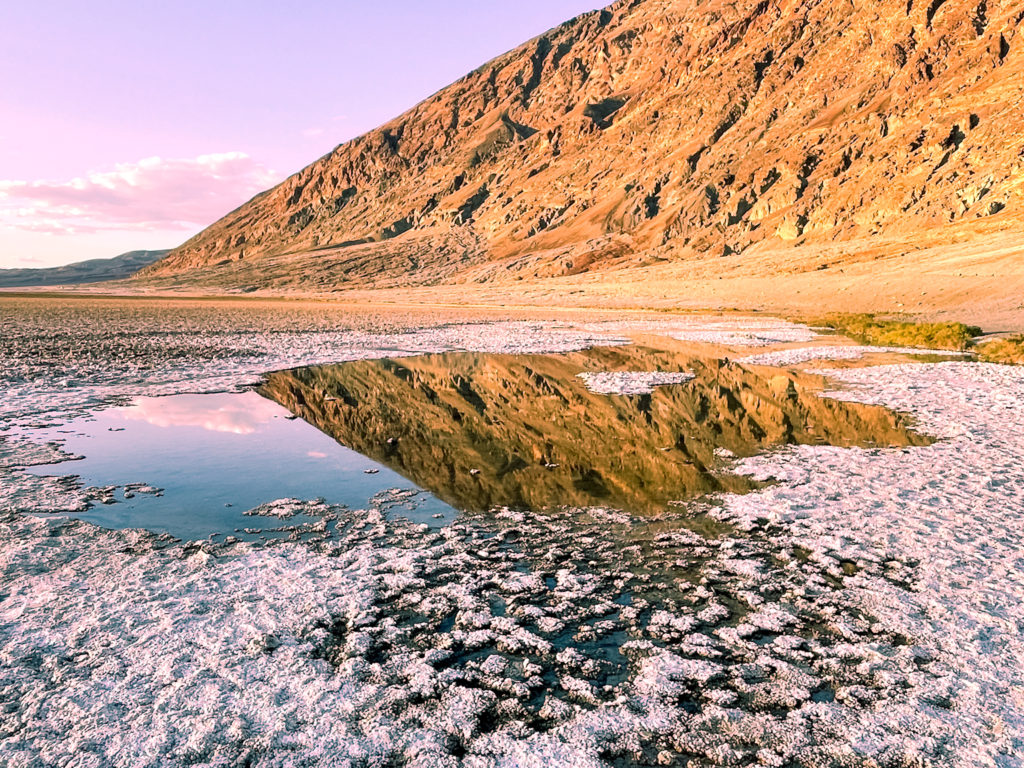 Reflections at Badwater Basin