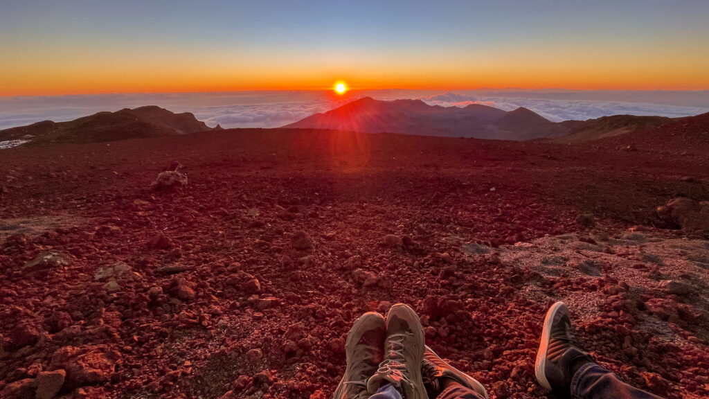 Sunrise at Haleakala National Park, Maui
