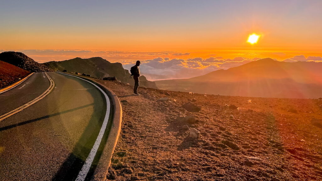 Sunrise at Haleakala National Park, Maui