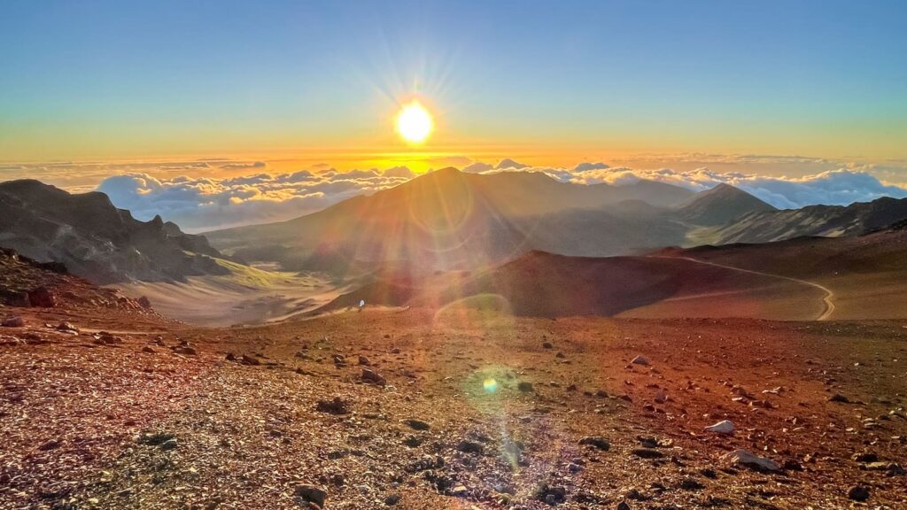 Sunrise at Haleakala National Park, Maui